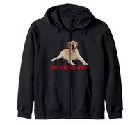 Yellow Lab Did You Say Ball Labrador Lover Dog Pet Owner Zip Hoodie