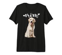 Yellow Lab Mom Golden Lab Mom The Lab Mother Labrador Mama Premium T-Shirt