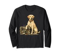 Yellow Labrador Hunting Long Sleeve T-Shirt