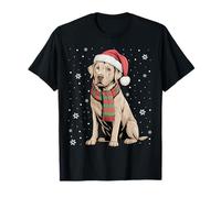Yellow Labrador Lab Christmas Dog Santa Xmas Dog Owners T-Shirt