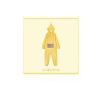(Yellow Labrador, M) Autumn and winter adult cartoon one-piece pajamas Teletubbies flannel thickened couple men and women cute performance costumes winter