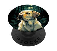 Yellow Labrador Retriever Art PopSockets Adhesive PopGrip