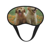 Yellow Labrador Retriever Puppies, Full Eye Covers Light Blocking Eye Masks Blackout Sleep Eye Muffs