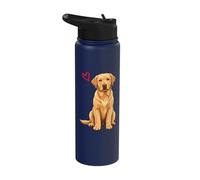 Yellow Labrador Retriever Stainless Steel Insulated Water Bottle