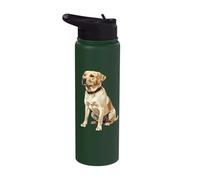 Yellow Labrador Retriever Stainless Steel Insulated Water Bottle