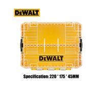 (Yellow Large) DEWALT Original TSTAK Yellow Tool Accessories Storage Box Drill Bit Support Containment Mini Tough Case