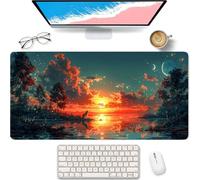 Yellow Large Mouse Mat 1600x800x3mm, Sunset Gaming Mouse Pad XXL 1-2030