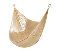 Yellow Leaf Hammocks Handwoven Hanging Chair by - Fits 1 Person, 330lb Max - Kick Back for Full-Body Recline - Weathersafe, Ultra Soft, Hang Anywhere - Color: Natural Khaki