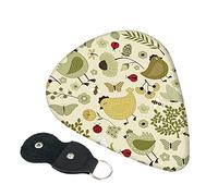 Yellow Leaves Chicken Guitar Picks, 6 Pack Includes Thin(.46mm), Medium(.71mm) & Heavy Gauges(.96mm) Suitable For Guitar, Ukulele, Etc.