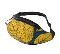 yellow leaves chicken Print Unisex Pack Waist Bag Travel Accessory for Outdoor Activities and Everyday Use