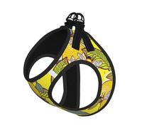 Yellow Lemon And Bee Compact Pet Suspender Vest-The Perfect Small Pet For A Comfortable Walk