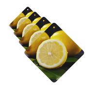 Yellow Lemon Car Air Freshener Cards for Women Men 4 Pack Cute Car Accessories Long Lasting Scent Car Diffuser Hanging Auto Aromatherapy Tablets Car Fresheners Gifts