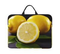 Yellow Lemon Laptop Case Sleeve 14 inch Shockproof Protective Notebook Case Travel Laptop Bag with Handle Waterproof Computer Cover Briefcase Handbags for Men Women