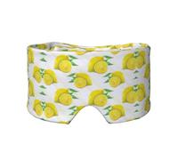 Yellow Lemon Print Eye Shade Cover for Nap Travel Yoga,Eye Cover Blindfold Travel Office Nap Airplane