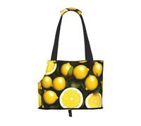 Yellow Lemon print Puppy Carrier Dog Walking Bags Pets Dogs Carrier Bags for small Dogs and Cat and Rabbit
