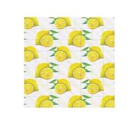 Yellow Lemon Printed Square Jigsaw Puzzle 12.8x12.8 CM, Puzzle Challenging Game for Adults Gifts, Family Fun Decorative Wall Decor