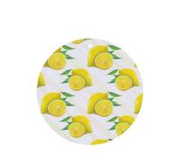 Yellow Lemon Printing 10 Pcs Car Air Fresheners Cards For Scented Hanging Sheets For Bathroom With Rope