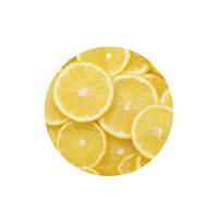 Yellow Lemon Printing 10 Pcs Car Air Fresheners Cards For Scented Hanging Sheets For Bathroom With Rope