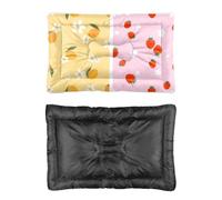 Yellow Lemon Red Strawberry Pet Cushion Portable Pet Mat Backseat Dog Bed Non Slip Bottom Cat Accessories for Indoor Cats Multi Scenario Multi Model Dog Anti-Slip Mat Gift Printed Car Bed 90 X 60 cm
