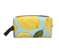 Yellow Lemon The ArtsMakeup Trave Bag for Women,Cosmetic Large Capacity Organizer
