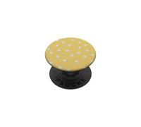 Yellow Light Beige Cute Hearts Pattern Valentine's Day PopSockets Adhesive PopGrip