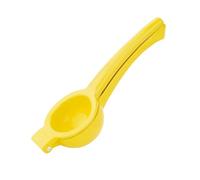Yellow Lime Press Manual Citrus Squeezer Hand Press Metal Kitchen Tool Ergonomic Handle Fresh Juice Cocktails Cooking Bar Kitchen Use Compact Design Long Lasting Premium Quality 22cm x 7.5cm