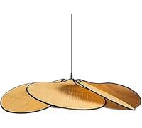 Yellow Linen Large lampshade Retro Chandelier/Table lamp Personalized Petals Indoor Suitable for Kitchen Island, Dining Room