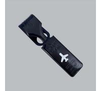 Yellow Luggage Tags - 25cm Long PVC Id Tag, Waterproof & Durable, Write Your Name & Contact, for Suitcase, Carry-on, Handbag (Black)