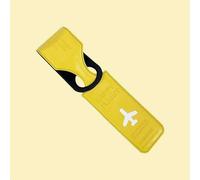 Yellow Luggage Tags - 25cm Long PVC Id Tag, Waterproof & Durable, Write Your Name & Contact, for Suitcase, Carry-on, Handbag (Yellow)