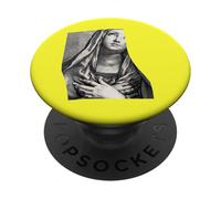 Yellow Madonna Angel PopSockets Adhesive PopGrip