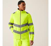 Yellow male XL Regatta Professional Men's Hi-Vis Pro Contract Ablaze 2 Layer Softshell Jacket Yellow, Size: XL