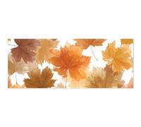 Yellow Maple Leaves Wrapping Paper 2 Pack Fall Leaf Waterproof Tear-Resistant PP Craft Paper for Christmas Thnaksgiving Birthdays Holiday Presents Decorations