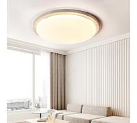 Yellow Marble Japanese Wabi-Sabi Style Ceiling Light Nordic Cream Wind Balcony Bedroom Flush Mount Acrylic Ceiling Lamp Aisle Study Dining Room Ceiling Luminaire/31Cm/Stepless Dimming
