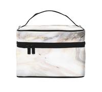 Yellow Marble Print, Makeup Bag, Portable Cosmetic Bag for Women - Travel Cosmetic Organizer, Toiletry Pouch, The Go-to Gift That Never Disappoints for Special Moments