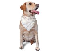 Yellow Marble PrintDog Bandanas Cat Puppy Scarfs Washable Pet Handkerchief