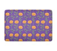 Yellow Marigolds Purple Extra Large Resuable Training Pee Pads for Kids Highly Absorbent Underpads Wetting Cover Changing Cradle Mattress for Children Adults Pets 52" L x 34" W