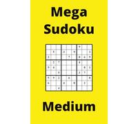 Yellow Mega Sudoku Book, 9x9 Puzzles, 100 Pages, 5x8, Medium