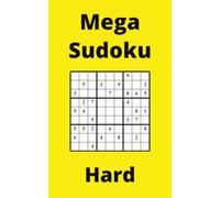 Yellow Mega Sudoku Book, 9x9 Puzzles, 150 Pages, 5x8, Hard