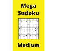 Yellow Mega Sudoku Book, 9x9 Puzzles, 150 Pages, 5x8, Medium