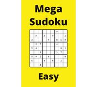 Yellow Mega Sudoku Book, 9x9 Puzzles, 200 Pages, 5x8, Easy