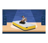 (Yellow, Memory Spring Mattress) Jumpi Kids Bunkbed 3ft Single Mattress Breathable