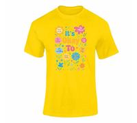Yellow Mental Health T Shirt - Children’s VE Day T Shirts Girls Boys Top for School Awareness & Support Events Yellow 7-8 Years Style 02