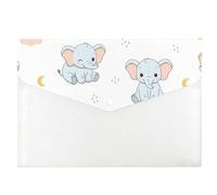 Yellow Moons Folders for Paperwork A4, Pocket Folders A4 Wallet, Plastic Folder, Student Nurse Essentials Storage Wallets, File with Snap Button, Plastic Pockets for School Office Home Travel