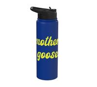 Yellow Mother Goose Day Gift Momma mom Stainless Steel Insulated Water Bottle