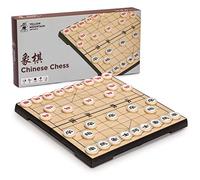 Yellow Mountain Imports Age 6+ Chinese Chess (Xiangqi) Magnetic Travel Set (31-Centimeter) - Compact, Folding Board Game Set