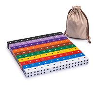 Yellow Mountain Imports Best 6-Sided Dice and Straight Angles Pack of 100 (16mm) for Board Games, Dice Games, Math Games