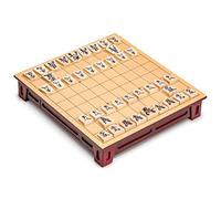 Yellow Mountain Imports Shogi Japanese Chess Game Set - Wooden Board with Drawers and Traditional Koma Playing Pieces