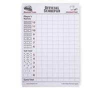 Yellow Mountain Imports YMI Dominoes Scorepads, 3-Pack, 180 Sheets