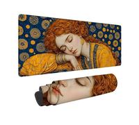 Yellow Mouse Pad Large 900x300x3 mm, Woman Mouse Mat Waterproof Desk Mat with 3MM Stitched Edges, Non-Slip Rubber Base Mousepad Computer Accessories for Gaming, Office, Gifts for Women -zjn2509S2