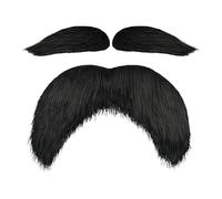 Yellow Moustache - Halloween False Cosplay Props, Adult Role Play Beard Eyebrows | For Adults Cosplay Party Carnival Festival Masquerades Christmas Theatre